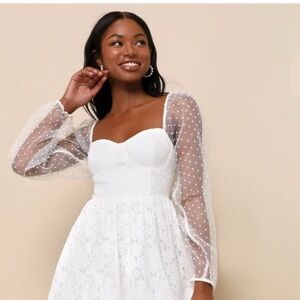 Beautiful, romantic, brand with tags, never worn, Lulus dress.